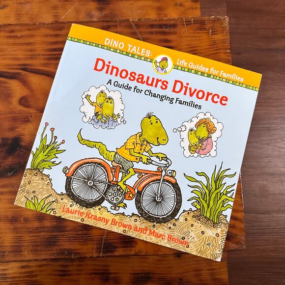 Dino Tales: Dinosaurs Divorce A Guide For Changing Families Paperback Book - Picture 1 of 7